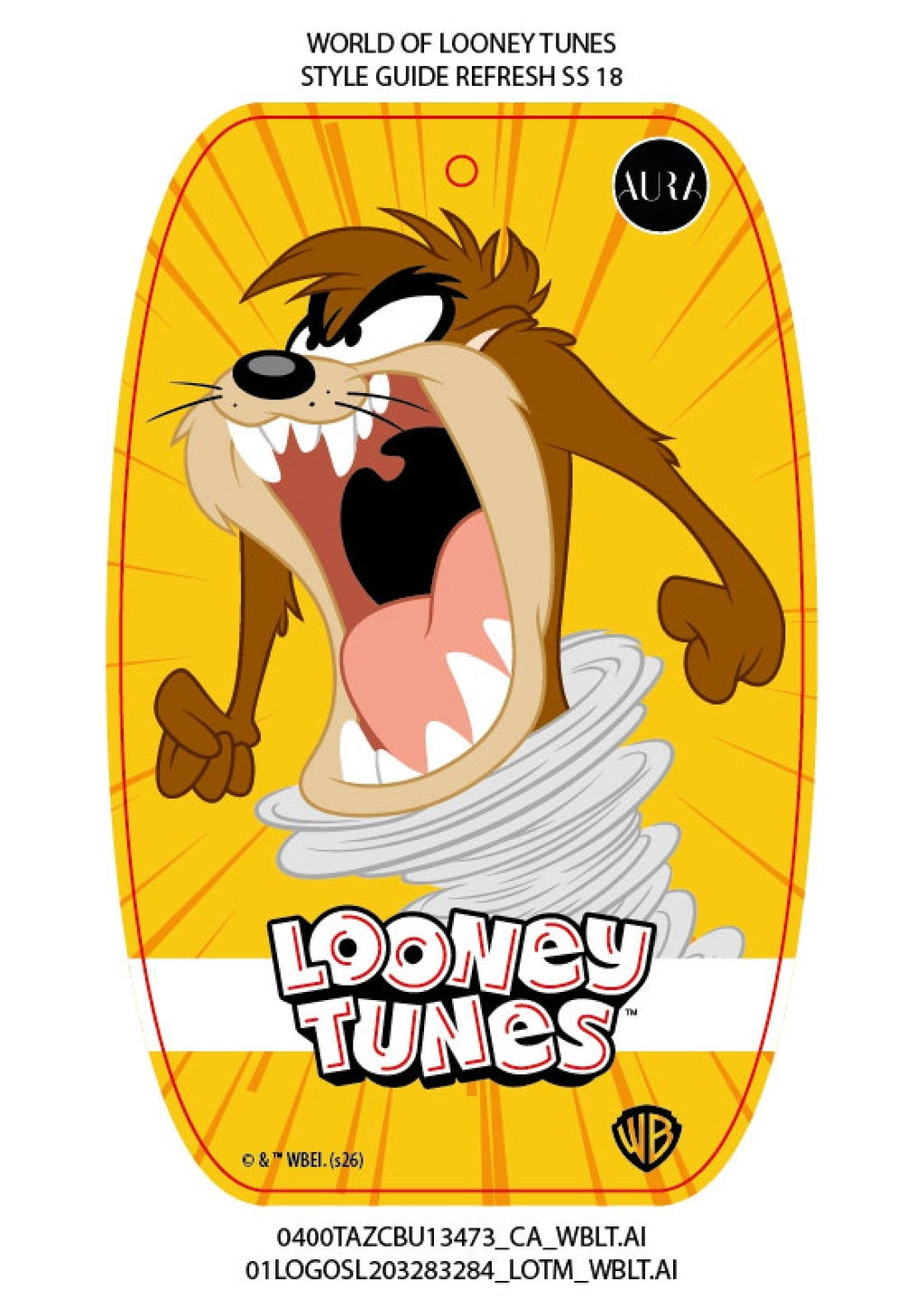 Looney Tunes Tazmania Canavarı Oto Kokusu